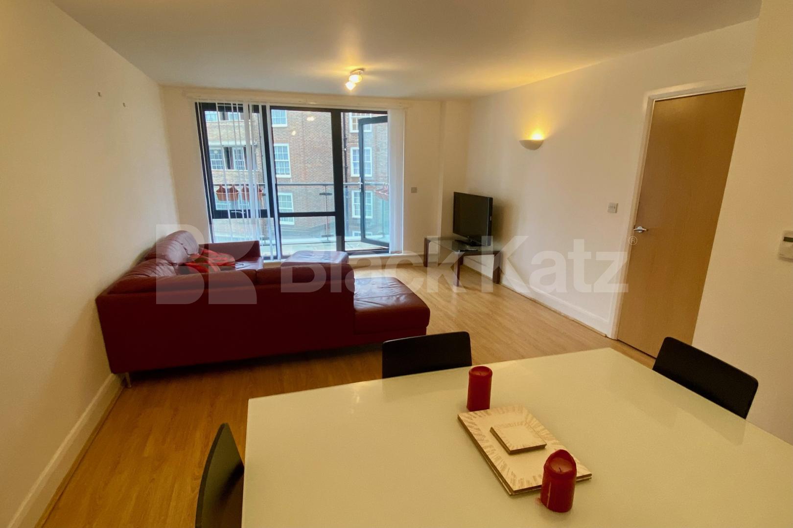 Spacious two bedroom apartment on the second floor of a secure development Patrick Court, Webber Street, Southwark